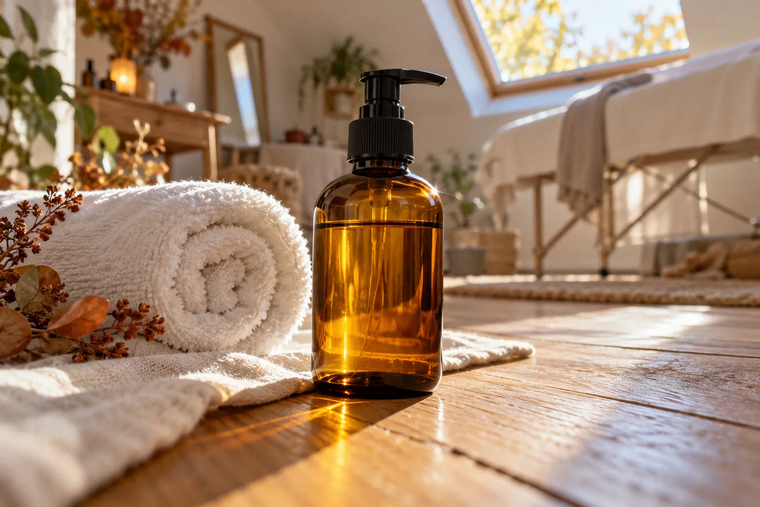 Huile de massage bio : composition et secrets des formules professionnelles