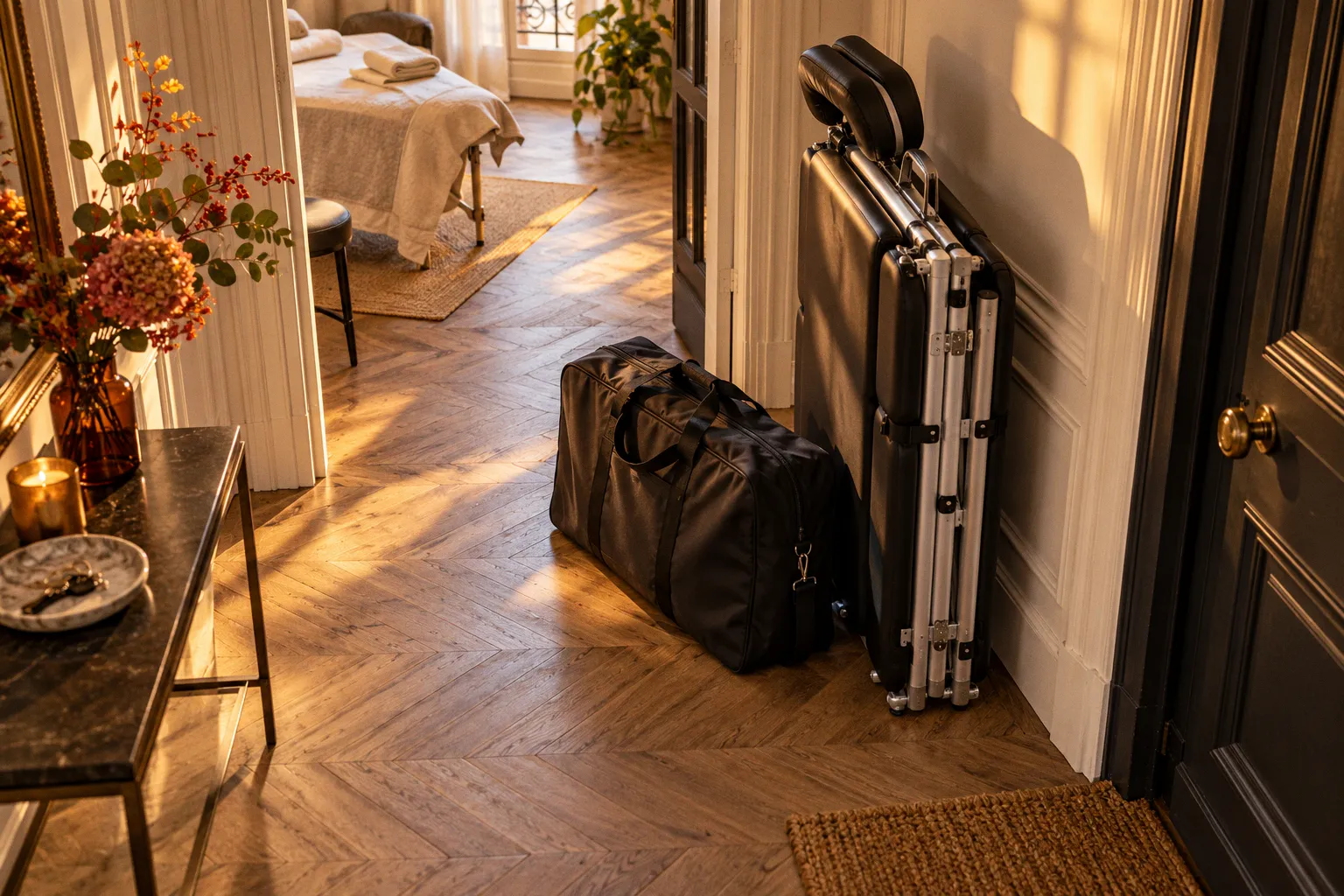 Installation de la table de massage dans un salon exigu : pièges et solutions