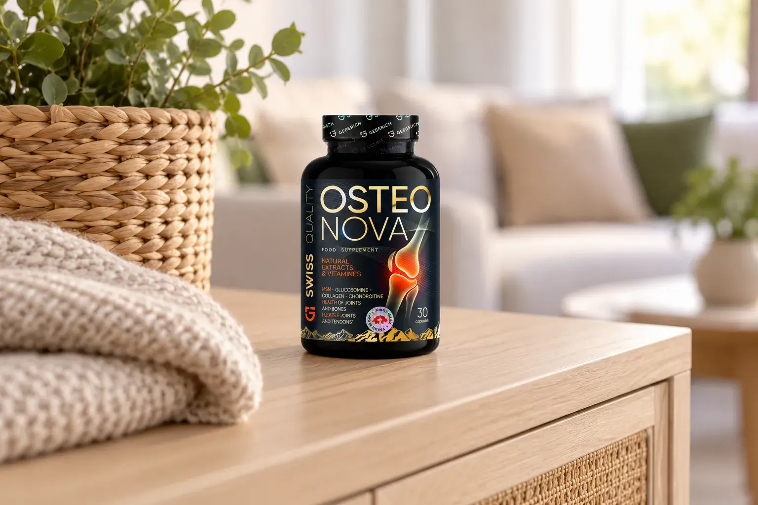 OsteoNova — le produit au quotidien