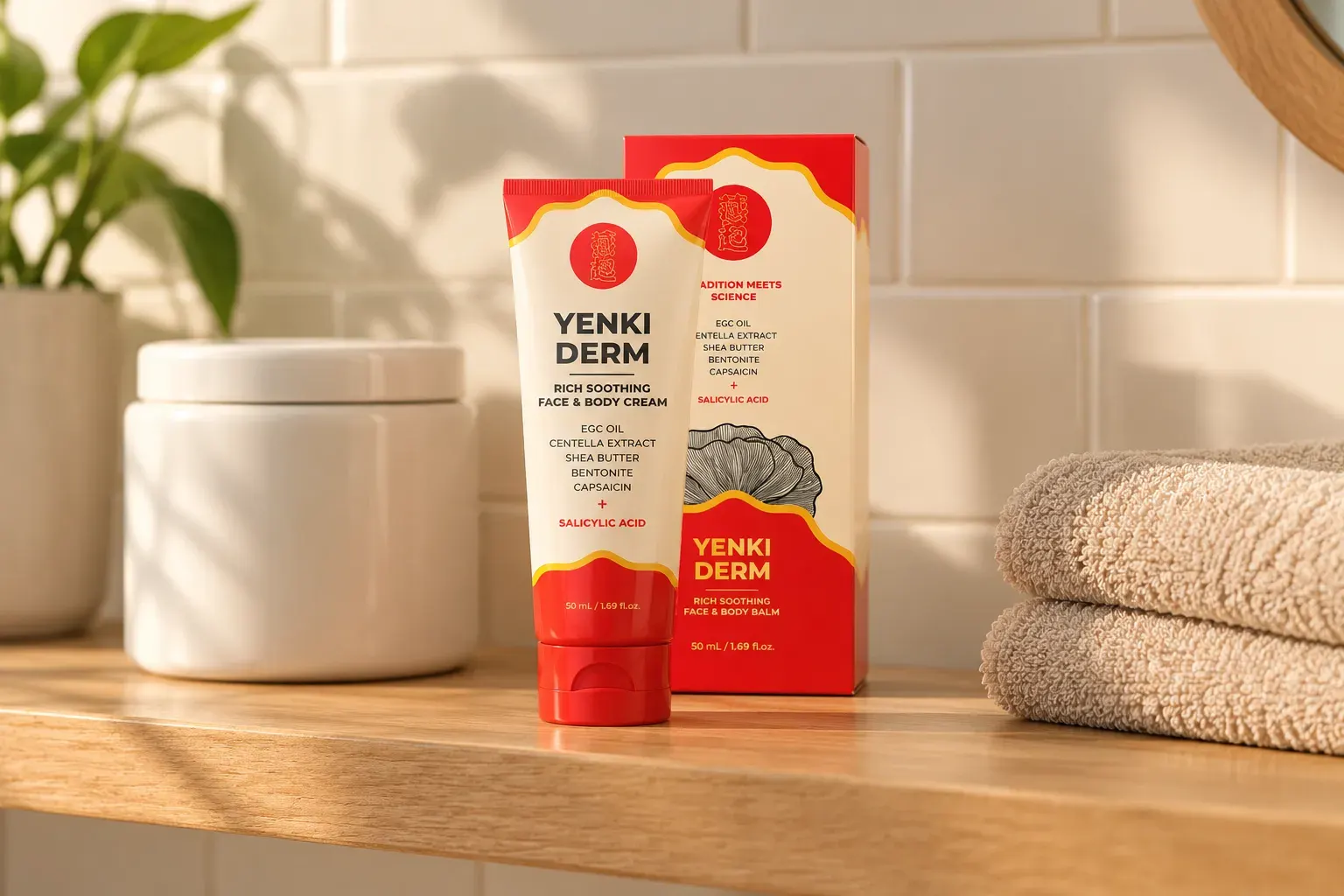Yenki Derm — le produit au quotidien
